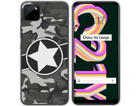 Carcasa Realme C21Y / C25Y TUMUNDOSMARTPHONE Camuflaje 02 Multicolor