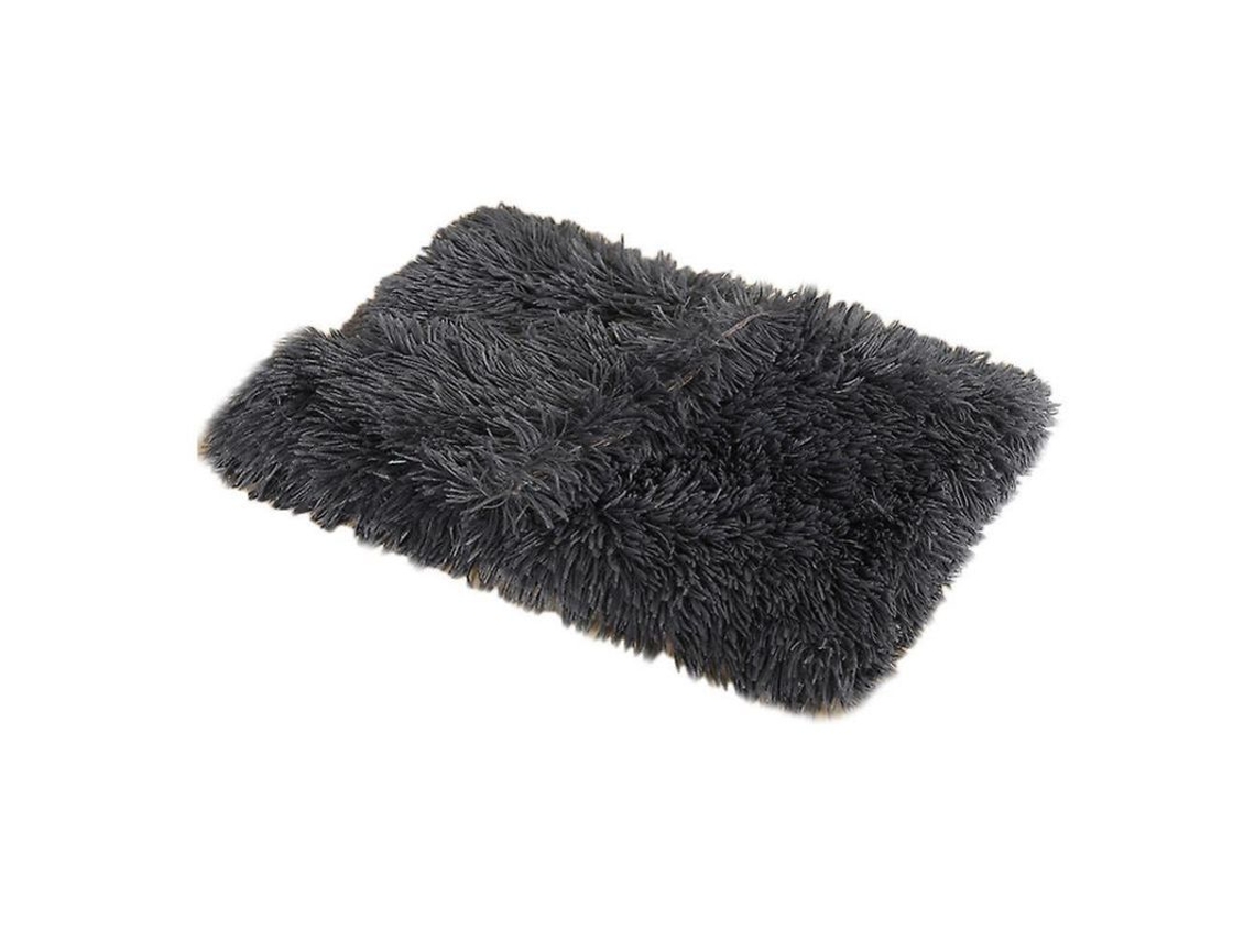 Rebe-manta Para Mascotas Suave Y Cálida De Doble Capa Lavable Microfibra Poliéster Para Perros Y Gatos L Gris Oscuro