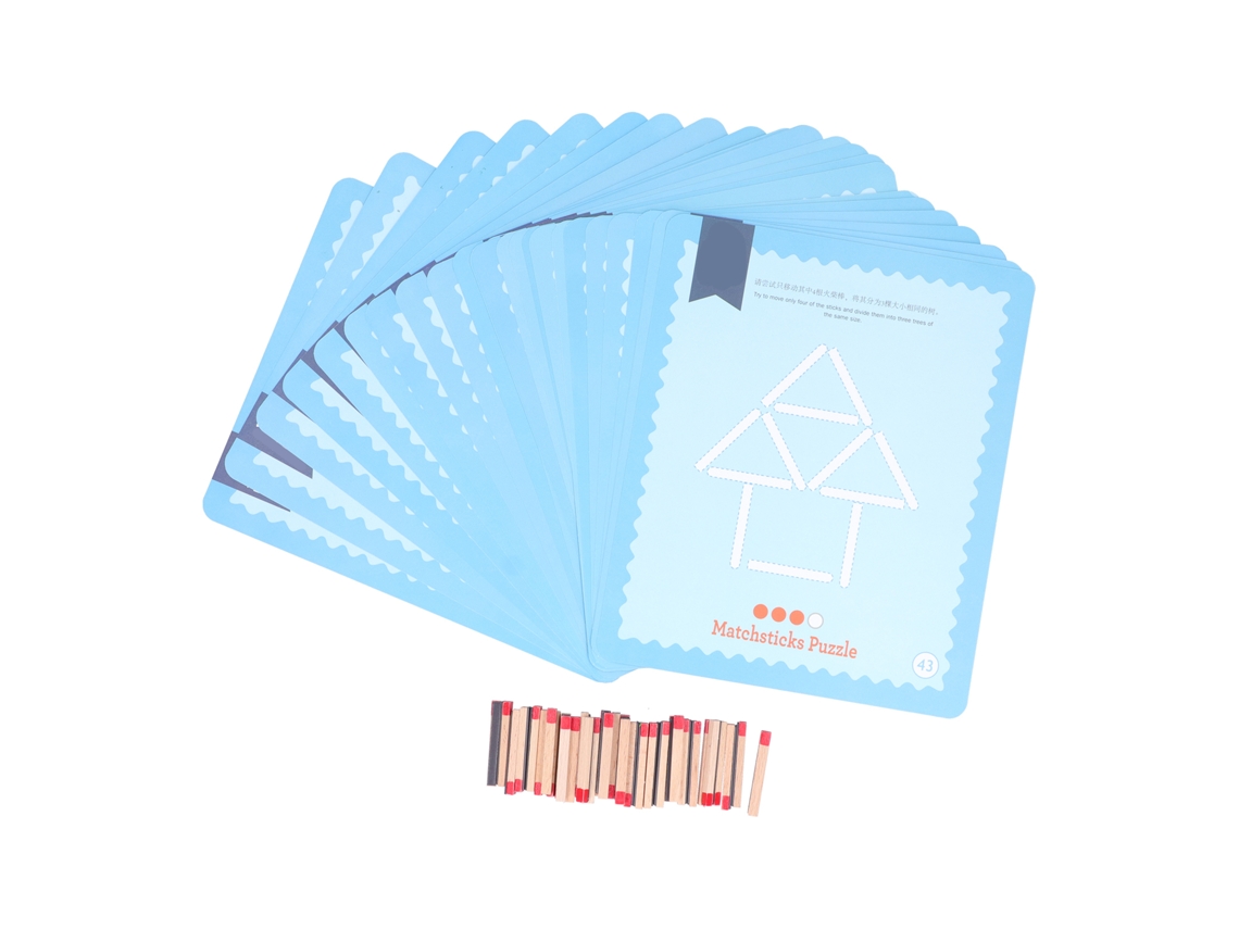 Juguetes De Cerillas Para Niños, Juego De Cartas, Entrenamiento En Matemáticas Lógicas