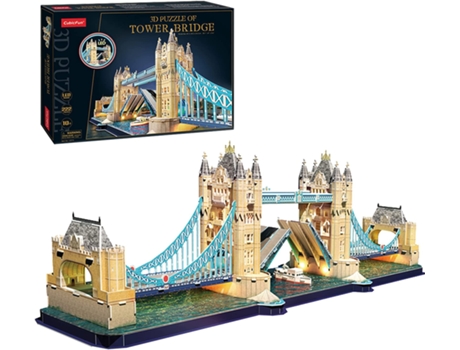 Puzzle 3D TOYTOWN Puente de la Torre de Londres (222 Peças)