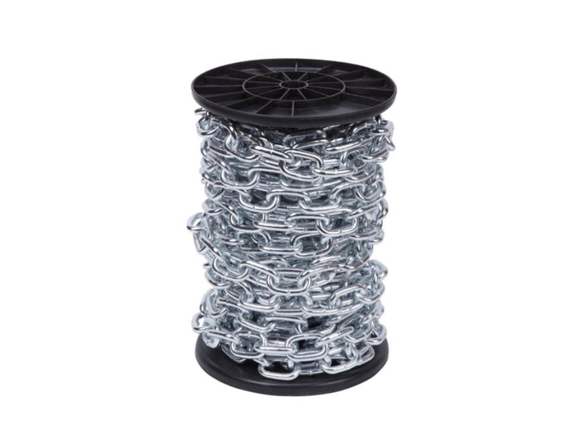 Cadena Acero Zincado 2mm Bobina 270 Mt.