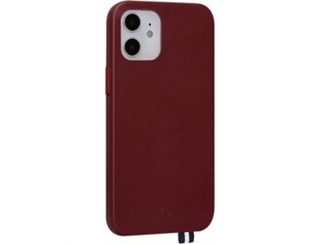 Funda para iPhone 12/12 Mini ARTEFAKT Piel Rojo