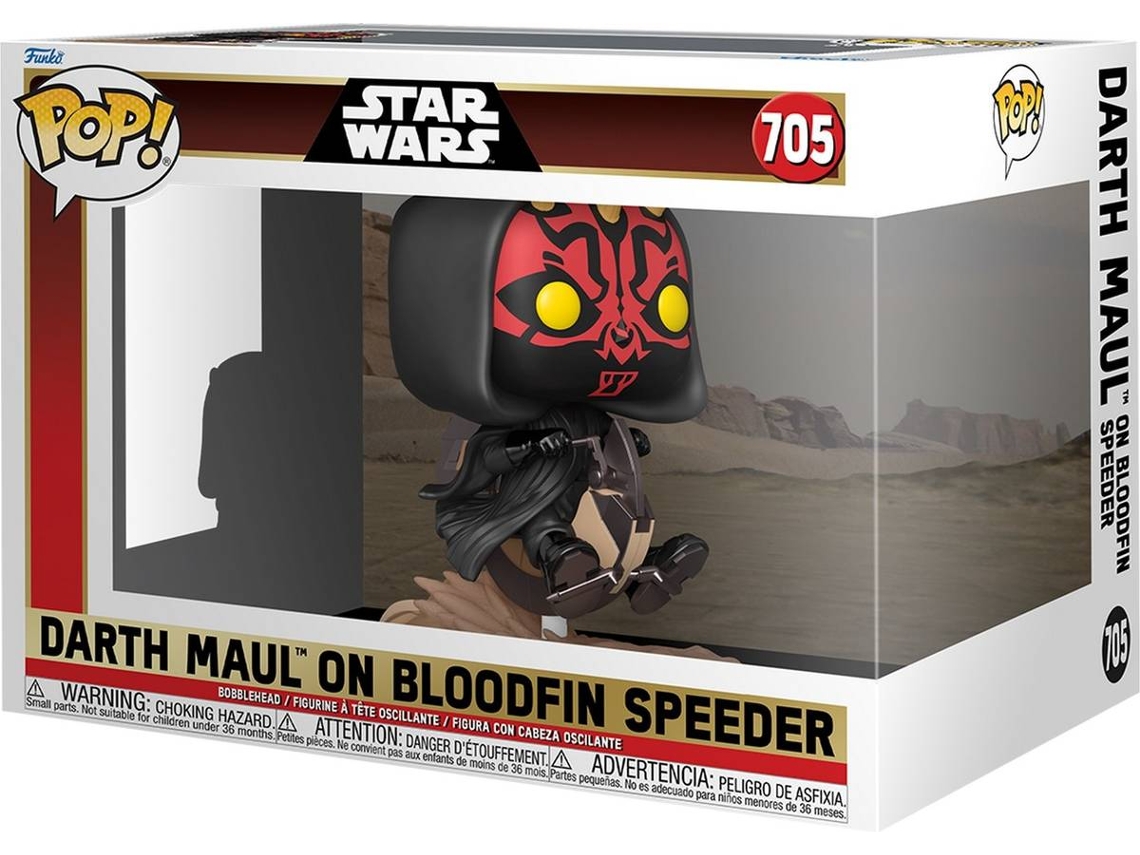 Figura FUNKO Pop! Star Wars: Darth Maul on Bloodfin (Deluxe)