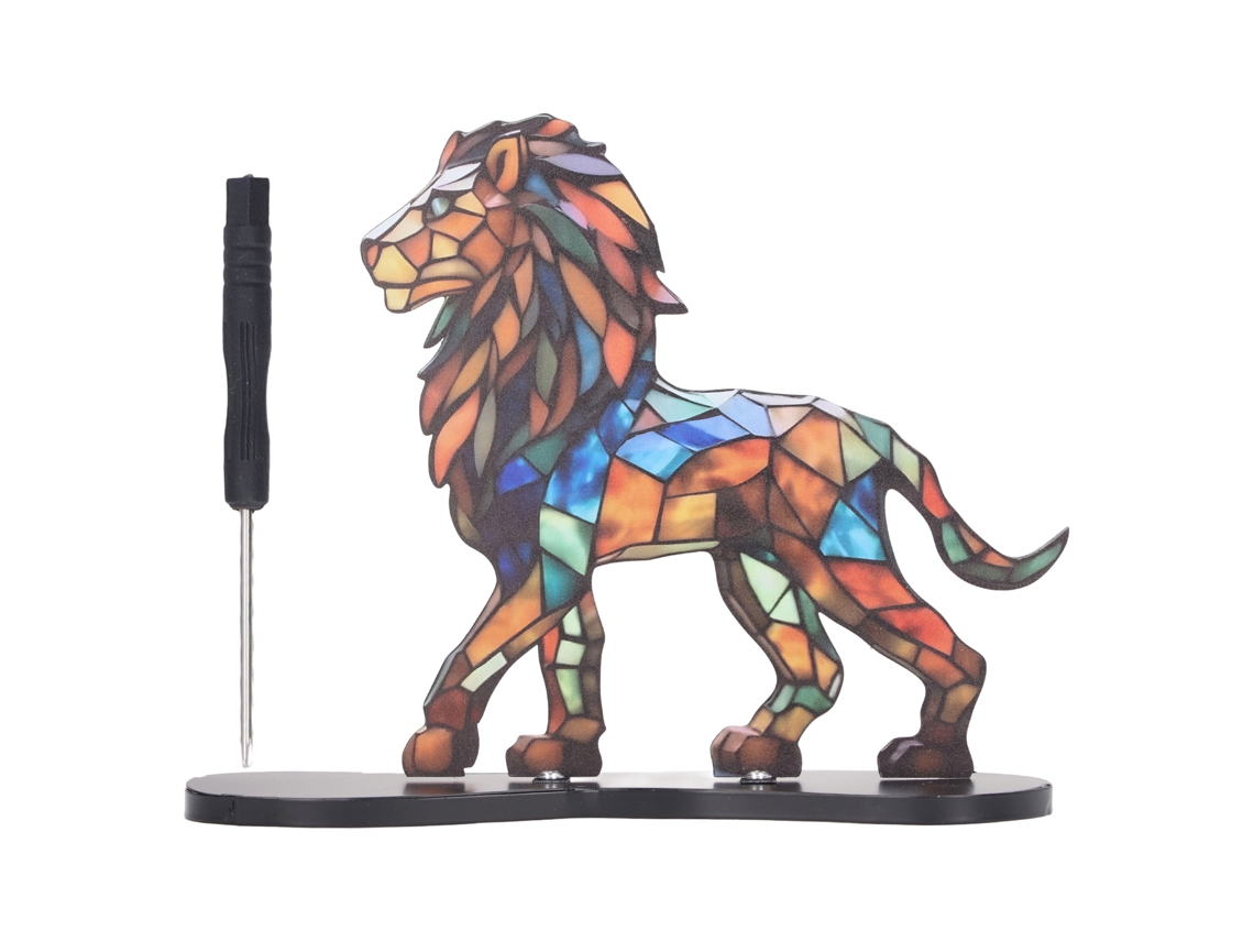 Estatua De Animal De Metal Para Decoración De Mesa: Adorno Para Oficina Y Hogar.