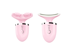Aparato de Belleza ECELEN 3201 EMS luz de color equipo de masaje facial arrugas del cuello carga USB