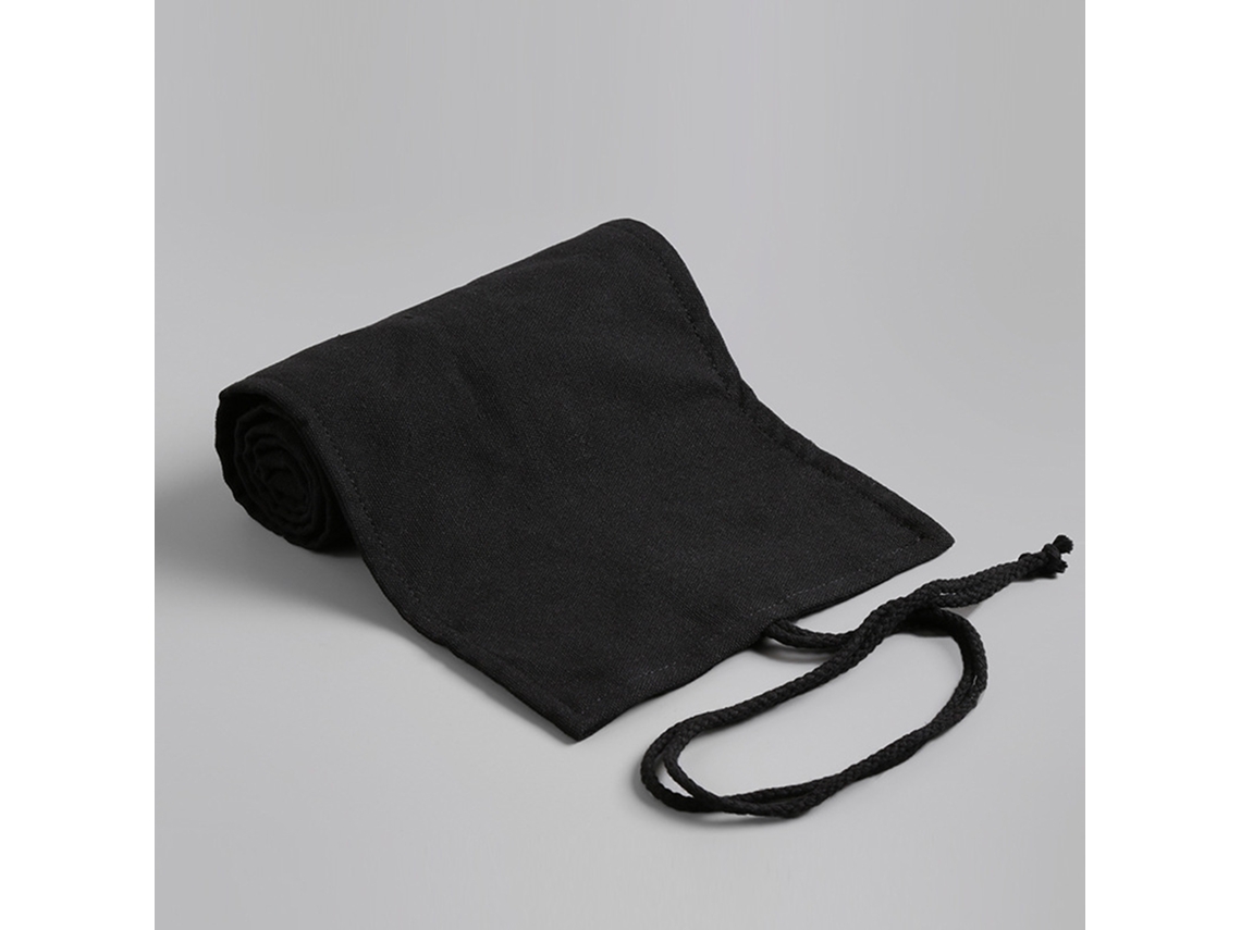 Estuche Enrollable De Lona Con 24 Compartimentos Para Pinceles, Bolígrafos, Lápices Y Materiales De Manualidades.