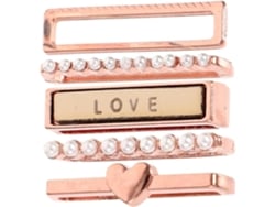 Conjunto De 4 Relógios De Pulso Femininos Com Pulseiras Apple Bands.