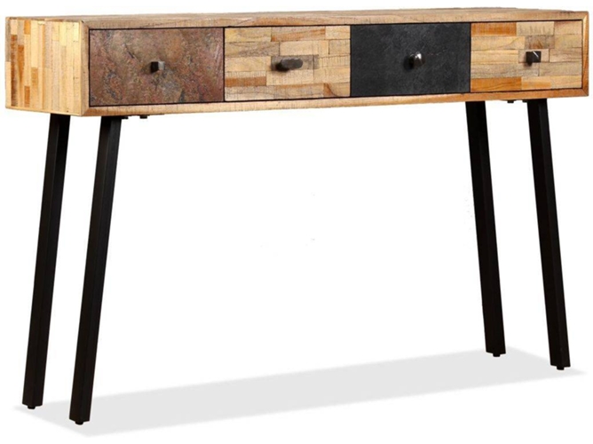 Mesa consola VIDAXL Multicolor Madera (120x30x76 cm)
