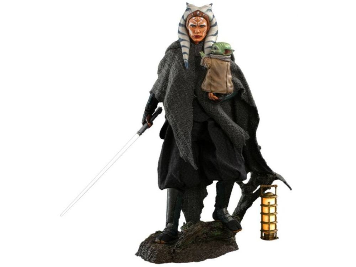 Figura Hot Toys The Mandalorian Ahsoka Tano y Grogu 1:6 Juego de 12 figuras de STAR WARS
