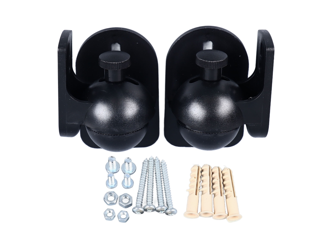 2 soportes de base para altavoces pequeños, soporte de pared para sonido envolvente, para el hogar