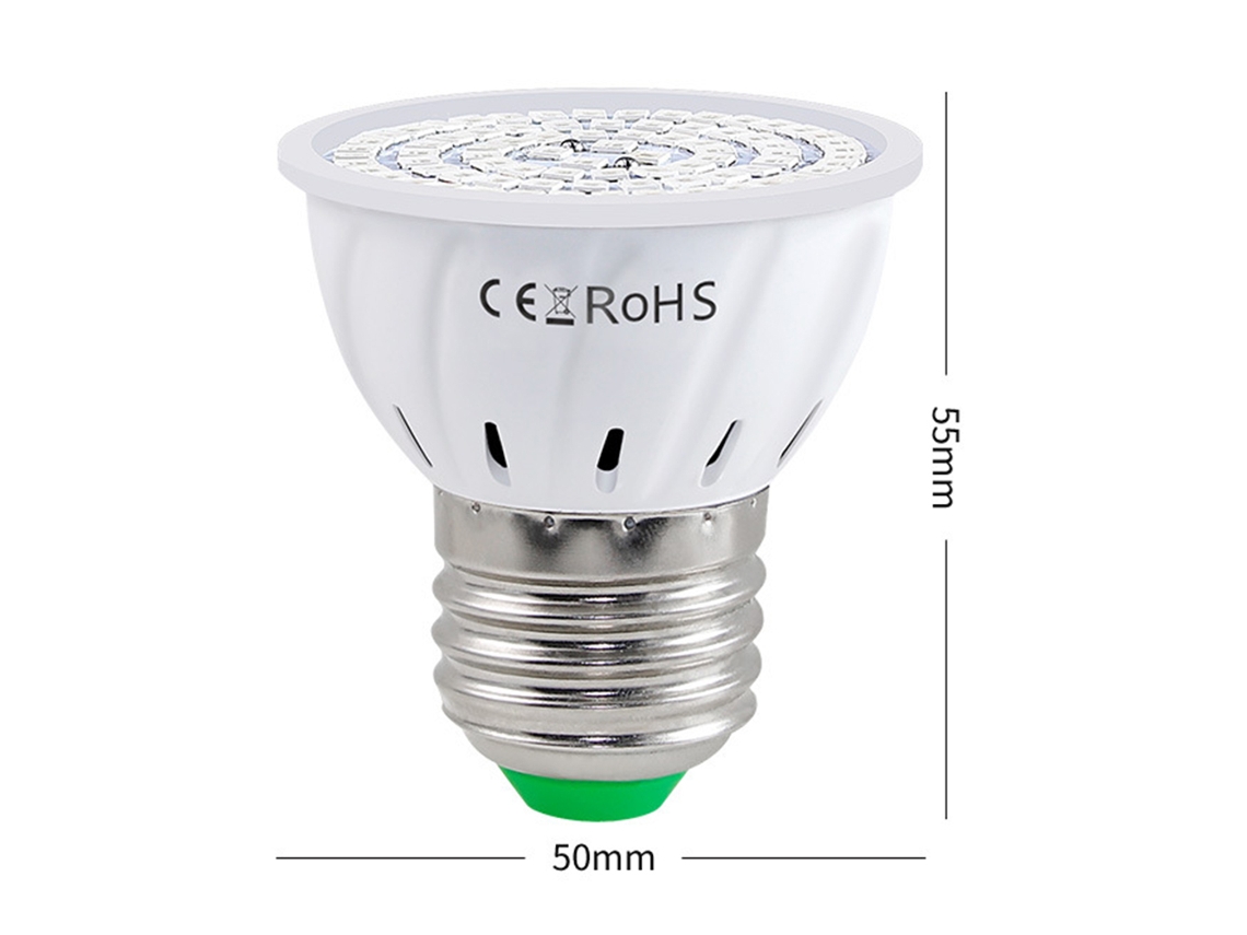Lámpara Led De Cultivo E27/e14, Espectro Rojo Y Azul, Para Plantas De Interior, Invernaderos, Semillas Y Suculentas, 220 V