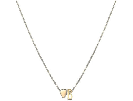 Collar de mujeres talladas en forma de corazón, 14k chapado en oro