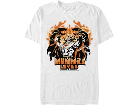 Camisetas Unisex DEEPSTONE White Mumm-Ra Lives ThunderCats Blanco (XXL)