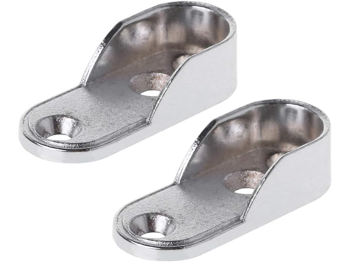Soporte Para Barra De Armario, 2 Unidades, Aleación De Zinc, Soporte Para Tubo Colgante Para Uso Doméstico E
