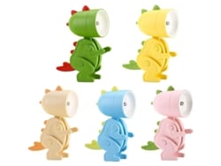 2026-28339-adorno De Escritorio Con Luz Nocturna Pequeña Dinosaurio Cute Soporte De Teléfono