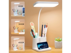 Lâmpada De Mesa Led Com Carregador Sem Fio