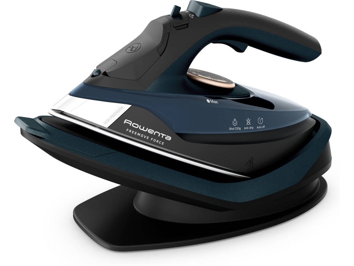 Plancha de Vapor ROWENTA Freemove Force DE6725D1(2600 W - Negro y Azul)