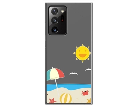 Carcasa Samsung Galaxy Note 20 Ultra TUMUNDOSMARTPHONE Dibujos Transparente Multicolor