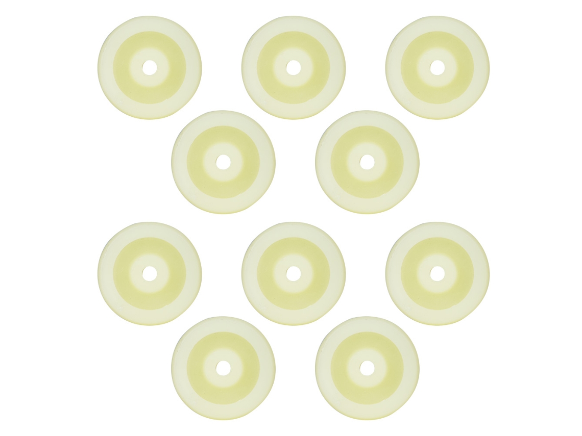10 Ruedas Redondas De Nailon De 2,5 Pulgadas Con Polea Y Capacidad Máxima De 25 Kg.