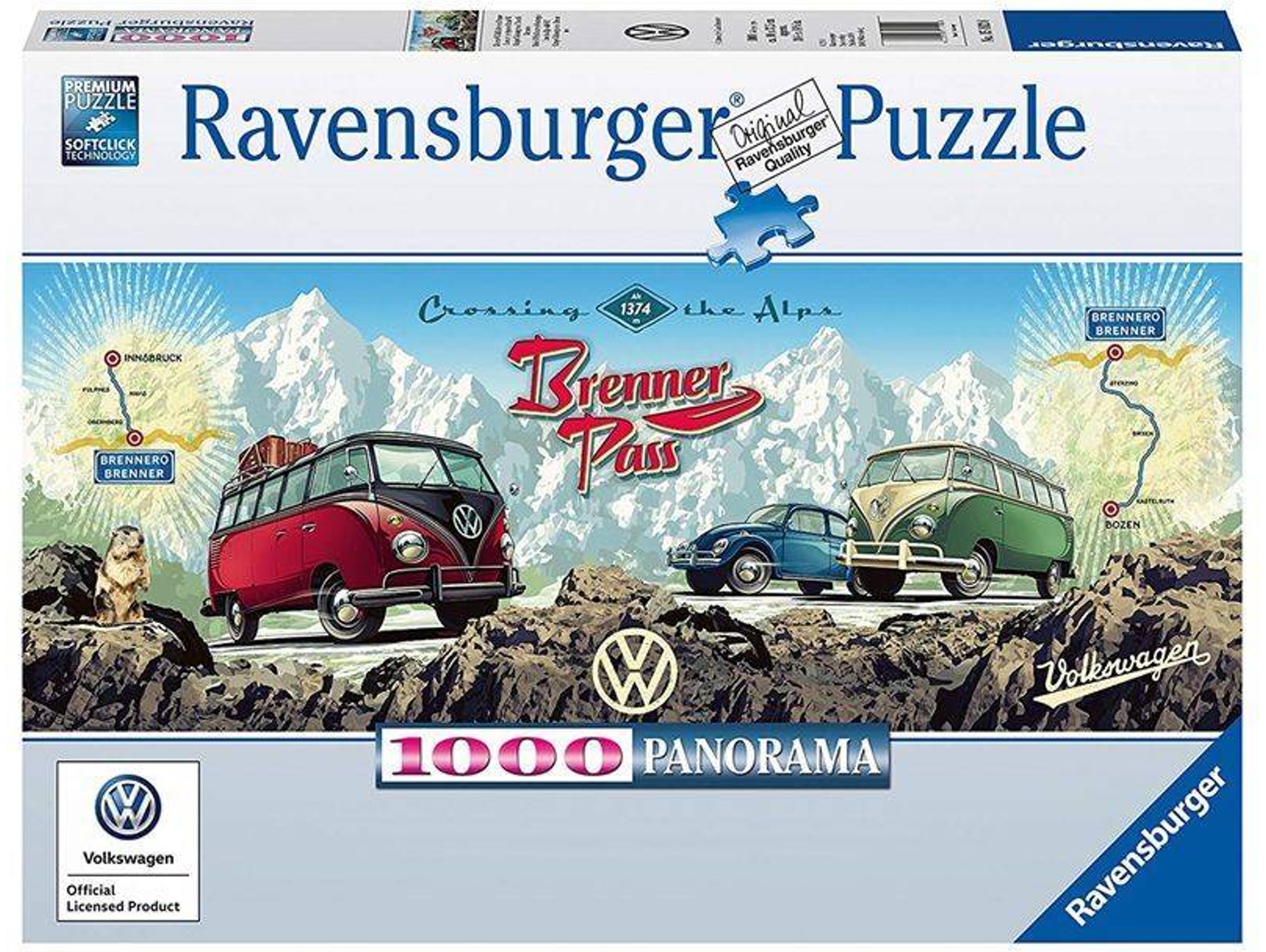 Puzzle RAVENSBURGUER Volkswagen (1000 Piezas)