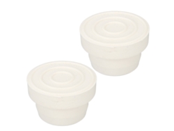 2 tornillos para escalera de piscina con tapones de goma internos, accesorios de 5,7 x 5,7 x 3,7 cm