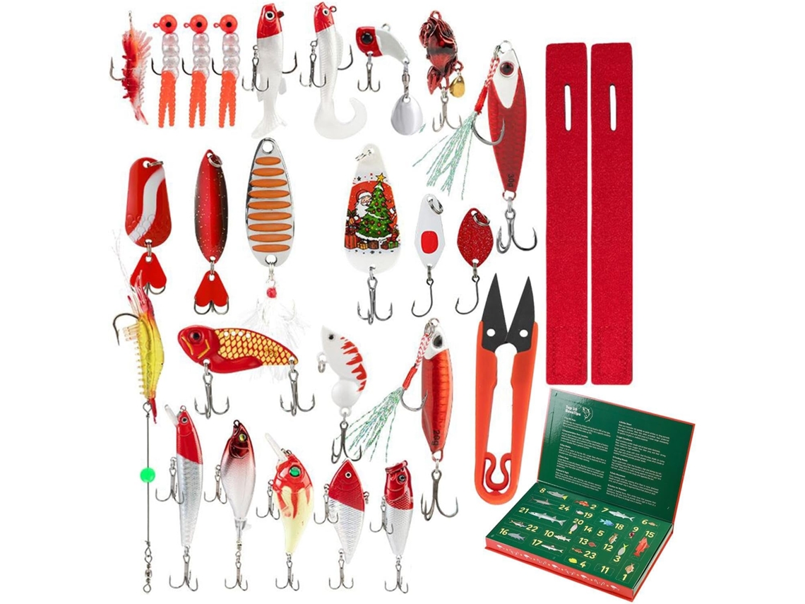 Regalos de pesca 2025, Pescador, Calendario de Adviento de Navidad, Cuenta atrás, Adolescente, Novio