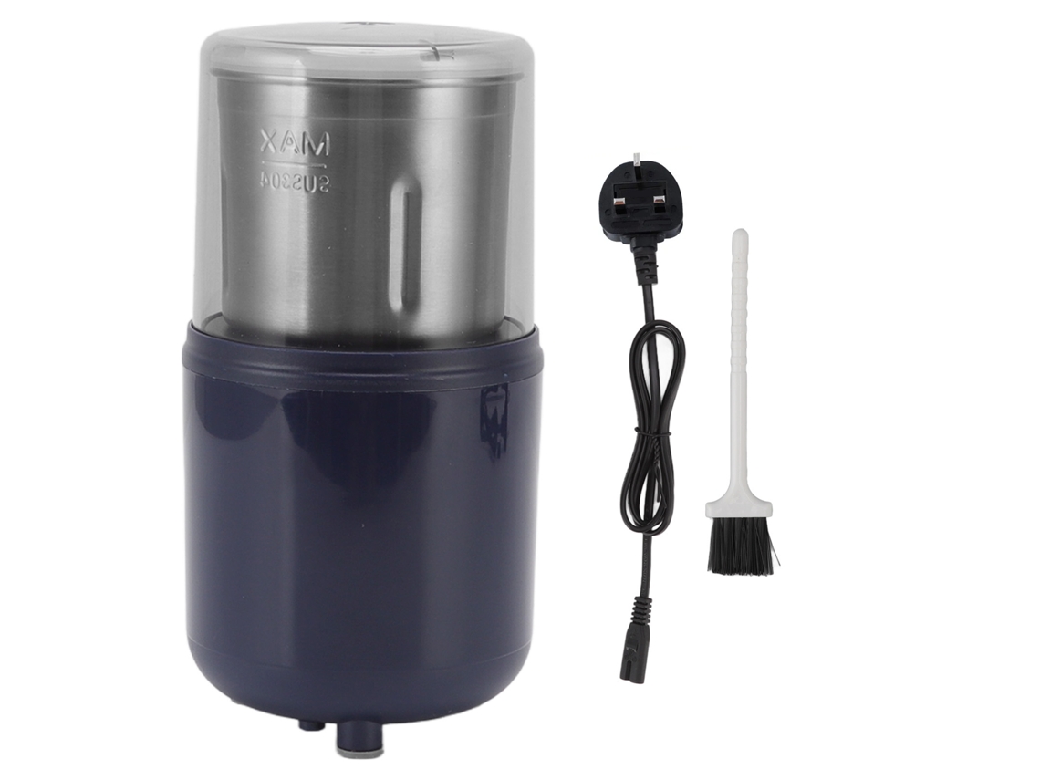 Molinillo De Café Eléctrico De Acero Inoxidable De 200 W, Desmontable, Para Granos De Café Y Café Molido, Con Tapa A Presión.
