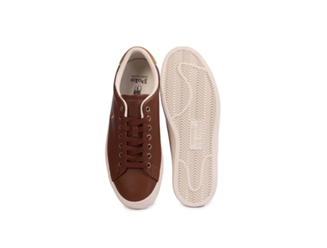 Zapatillas de Hombre POLO RALPH LAUREN Piel Marrón (numeric45)