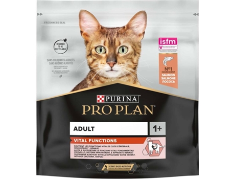 Pienso para Gatos PURINA Pro Plan (400g - Seco - Adulto - Sabor: Salmón y Arroz)