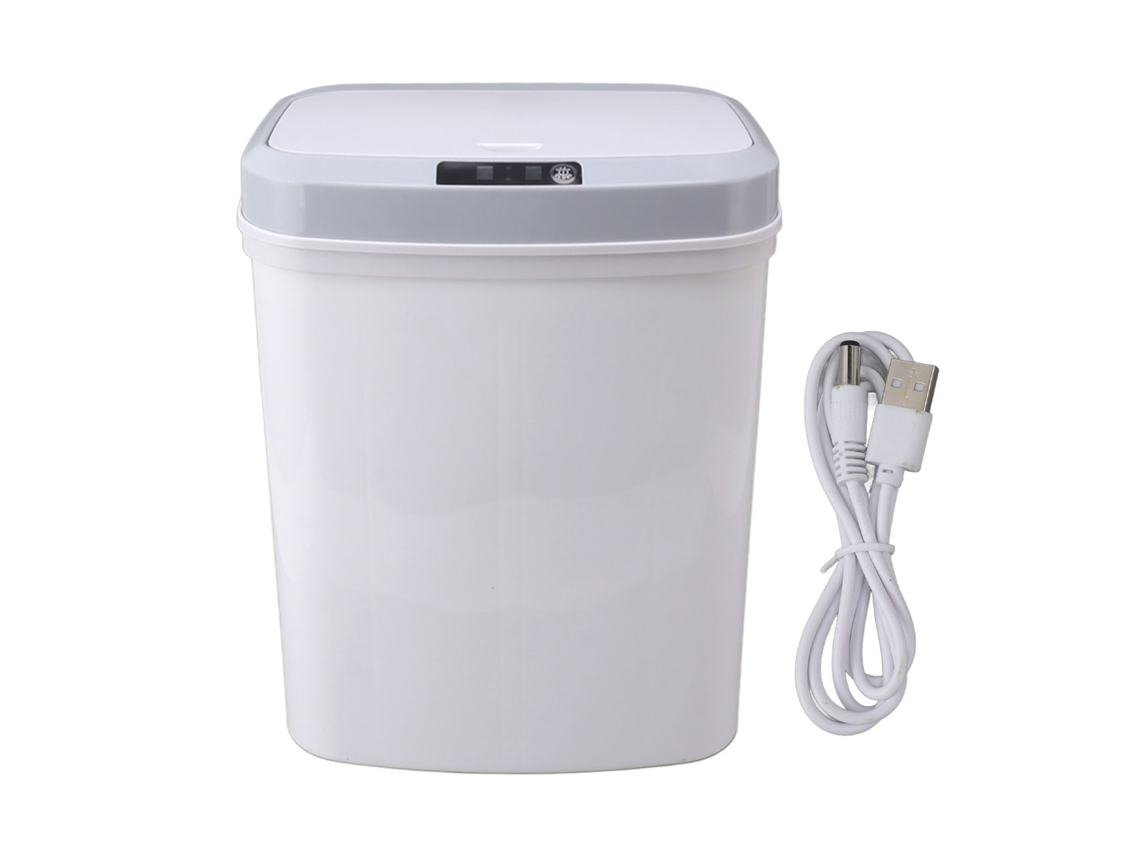 Papelera inteligente de 16 l con sensor de movimiento para cocina, dormitorio y baño.