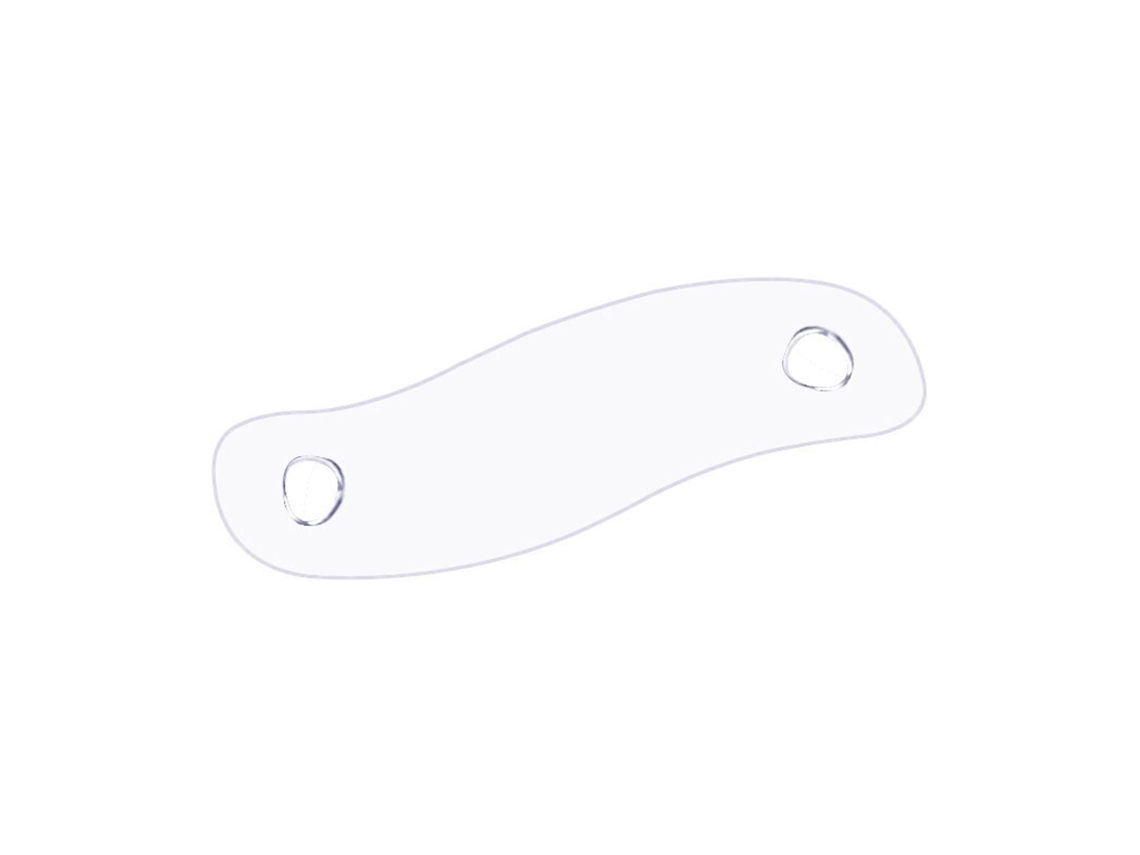 Muñequera transparente con soporte para muñeca y pulgar, suave y transpirable, ideal para deportistas. Chennnls