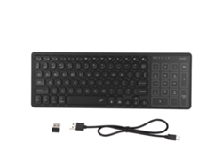 Baoj-2026 nuevo teclado inalámbrico con panel táctil