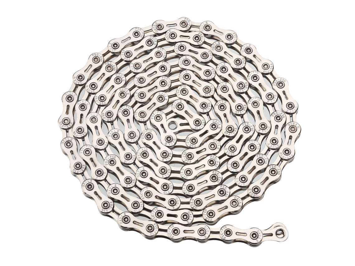 Cadena de bicicleta Hueca de 10 velocidades, 116 eslabones, para ciclismo de carretera y montaña (sin marca).