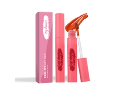 Brillo labial mate naranja rojizo removible