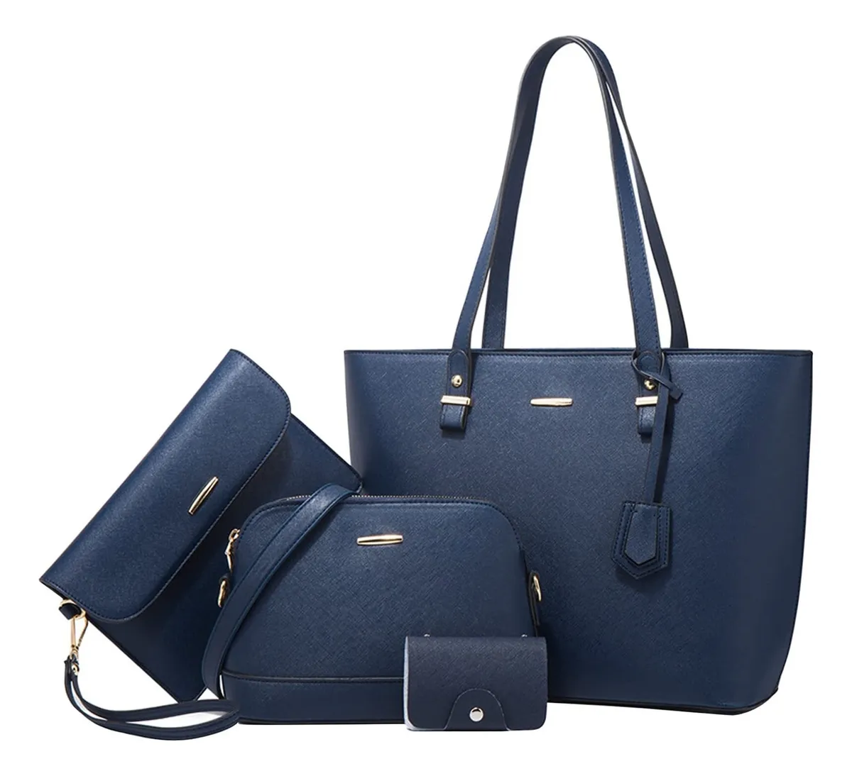 Bolsos de mujer, paquete de 4 bolsos de hombro casuales para mujer vayotoy