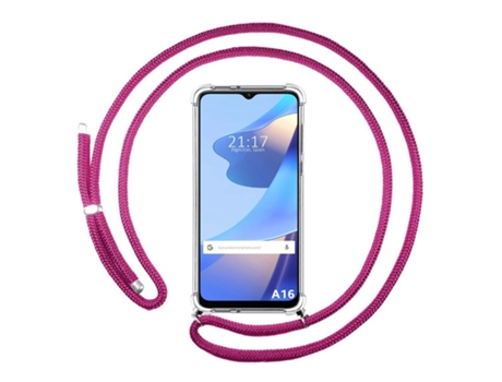 Carcasa Oppo A16 / A16s TUMUNDOSMARTPHONE Colgante Rosa