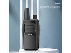 Radio Bidireccional Analógica Uhf 3w 16 Canales Walkie Talkie Portátil Con Batería Integrada Para Adultos