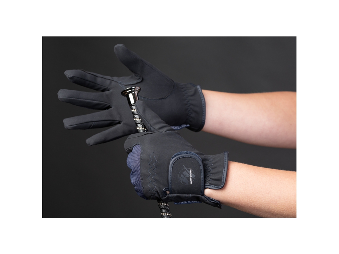 Guantes para Equitación Unisex HARRY'S HORSE (L - Azul)