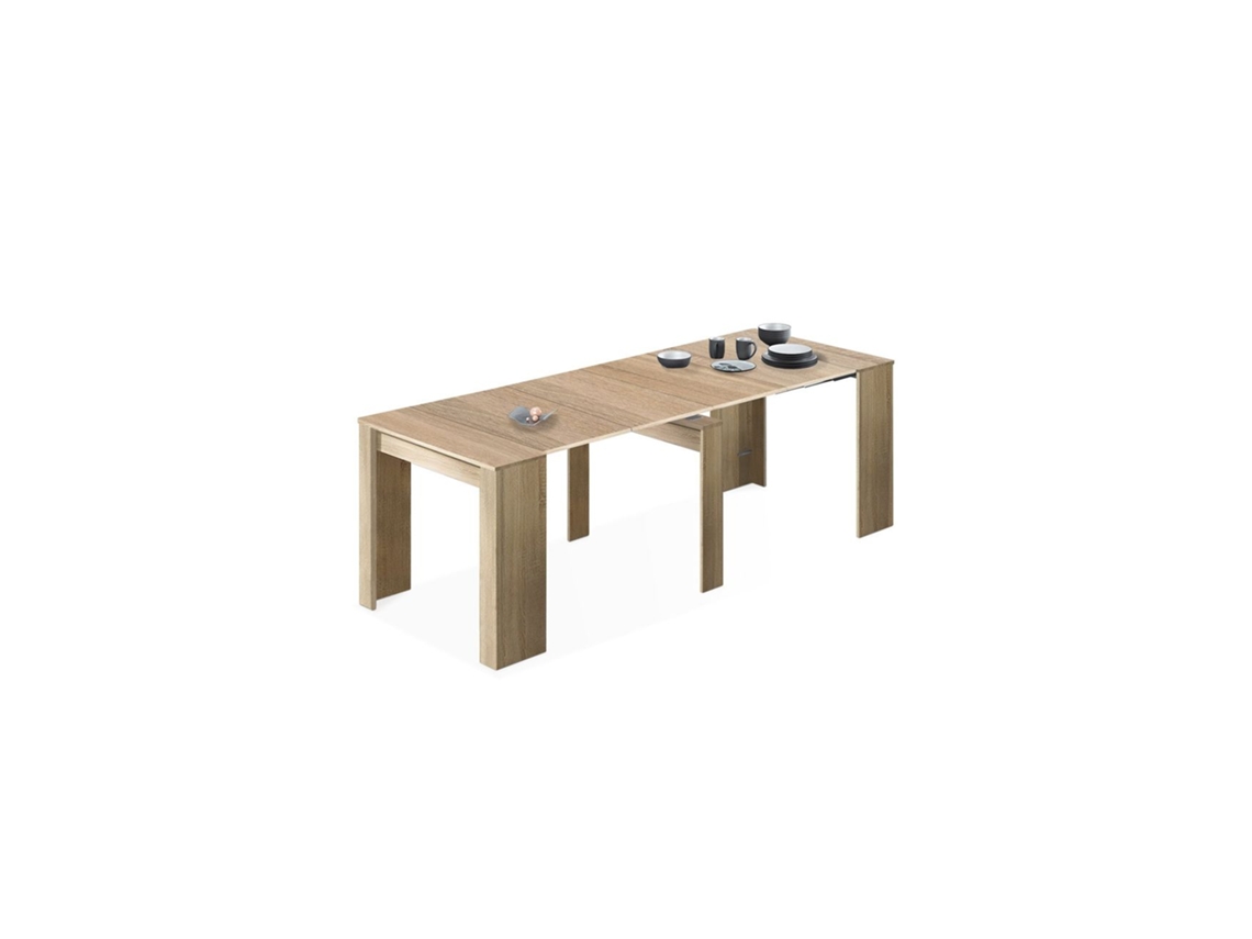 Mesa consola extensible Kendra Roble Canadian 235 x 78 x 90cm cm