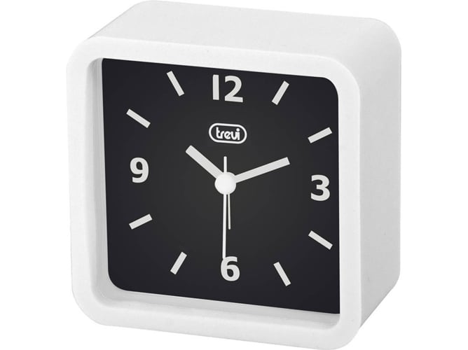 Reloj Despertador TREVI SL 3820 (Blanco - Analógico - Pilas)