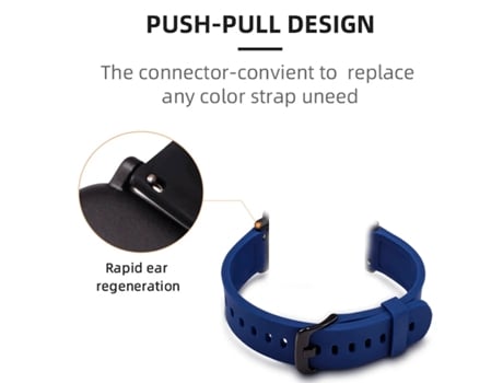 Correa Lisa de Silicona con Hebilla para Xiaomi Watch S1 Active Azul Oscuro PHONECARE