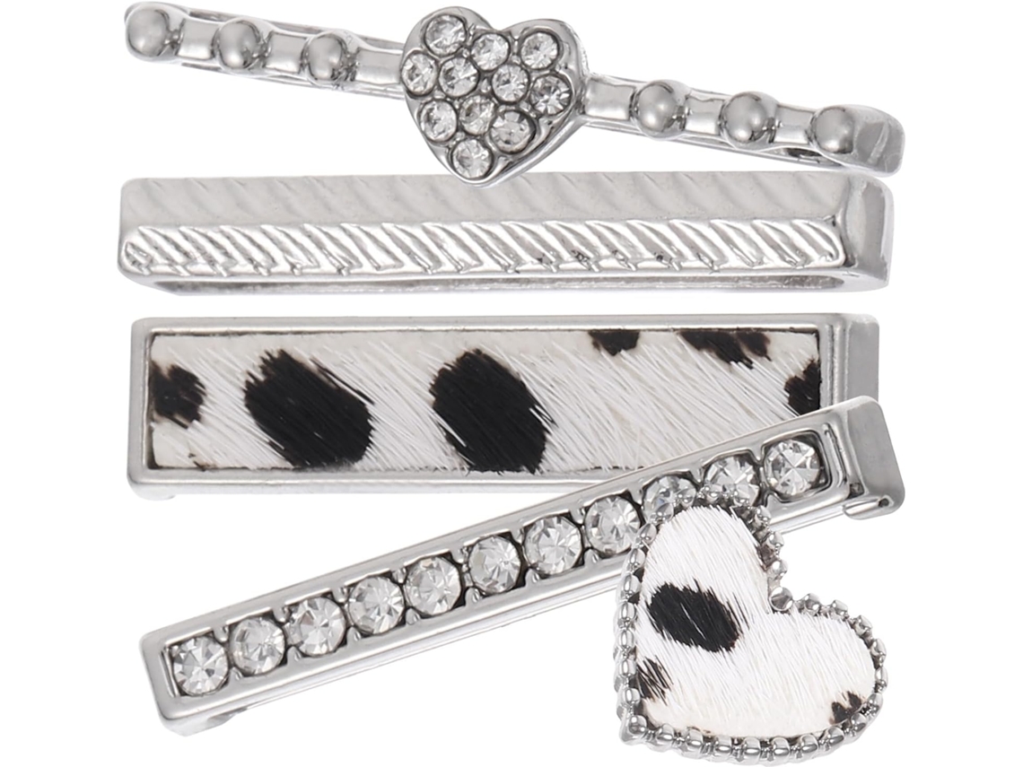 Anillos decorativos de silicona para pulseras de smartwatch, colgantes de plata brillante, accesorios Gokoco