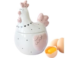 Olla de cerámica | Caja para pollos, olla grande de cerámica con forma de pollo para guardar Gokoco