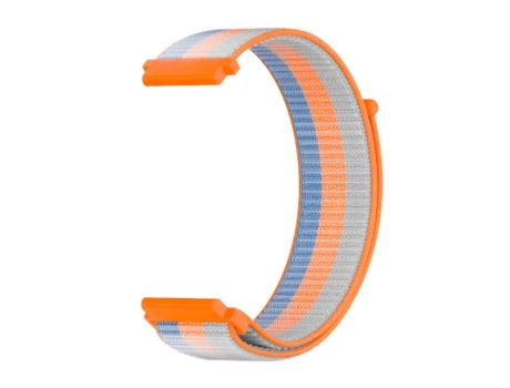 Correa de repuesto de tela a rayas naranja compatible con los modelos Savewatch Senior Enjoy Superior SAFEFAMILY