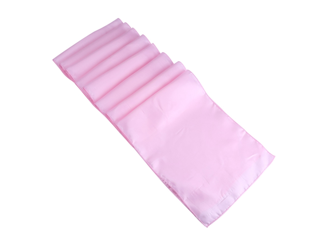 VYLARA Toalha de mesa 30 x 275 cm para decoração de mesa de banquete de casamento (rosa)
