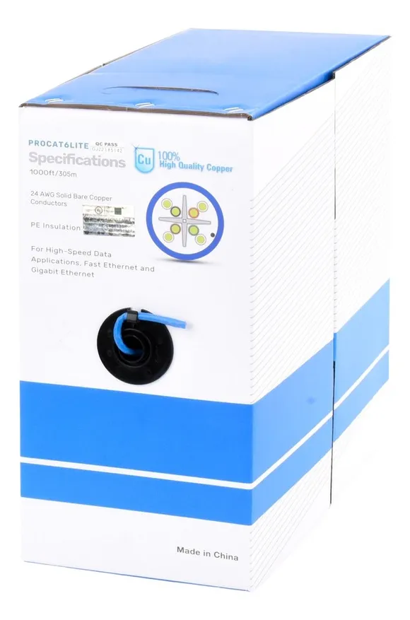 Bobina Cable Linkedpro 305m Alto Rendimiento Pro-cat-6-lite