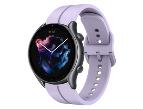 Correa de reloj inteligente para Amazfit GTR 3 Loop de silicona 22 mm (púrpura)