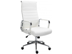 Silla de Escritorio DUDECOR (Acero - Blanco)