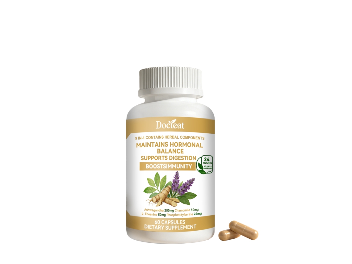 Cápsulas nutricionales para el equilibrio físico y mental.