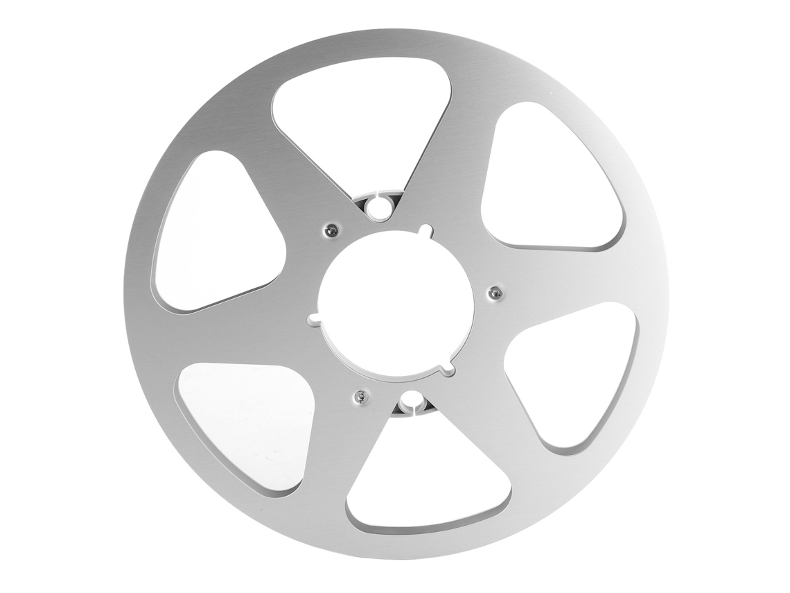 Rollo De Cinta Vacío De 1/4 De Pulgada, 10,5 Pulgadas, Aleación De Aluminio, 6 Orificios Para Studer Revox